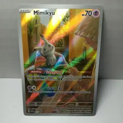 Pokemon 2024 Paldean Fates Promo Mimikyu #075 Nm Holo - Image 2