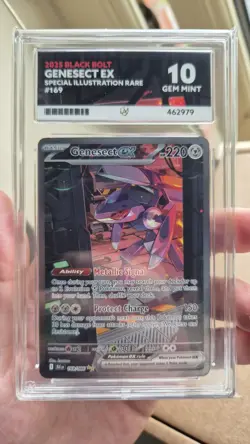 Pokemon TCG Genesect EX 169/086 SIR - ACE 10 - perfect sub subgrades - Image 1