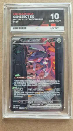 Pokemon TCG Genesect EX 169/086 SIR - ACE 10 - perfect sub subgrades - Image 3
