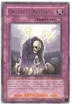 3 x Yu-Gi-Oh Card - TDGS-EN064 - GRACEFUL REVIVAL (rare) - NM - Image 1