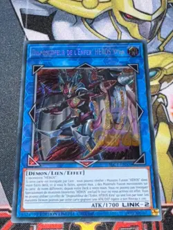 CARTE Yu Gi Oh DISPOSITIFEUR DE L'ENFER, HEROS XTRA BLC1-FR009 - Image 1
