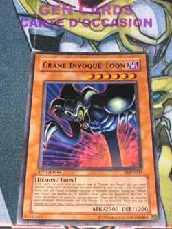 OCCASION Carte Yu Gi Oh CRANE INVOQUE TOON DDP-F021 1ere ed LIGHT PLAYED C31 - Image 1