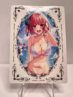 Nino Nakano Quintuplets Goddess Story ZR Anime Girl Waifu Card - Image 2