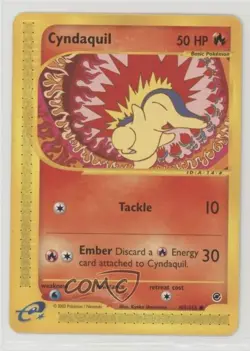 Cyndaquil Pokemon e-Card Series Expedition #105 2002 - Image 1