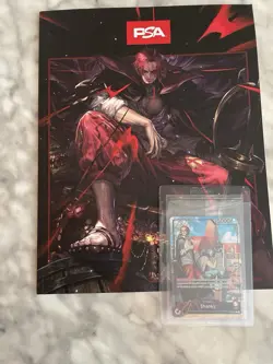 SHANKS One Piece TCG July 2025 Promo PSA Limited Edition Card And Magazine - Image 1