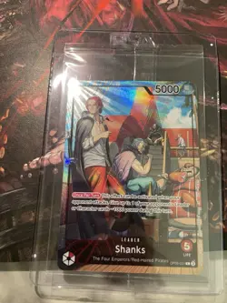 SHANKS One Piece TCG July 2025 Promo PSA Limited Edition Card And Magazine - Image 2