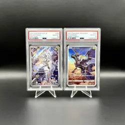 PSA 10 Reshiram 109/100 + Zekrom 195/184 Sequential Japanese Pokemon Cards - Image 1