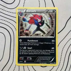 Pokemon Card Zoroark BW19 Promo Holo Black & White Rare LP 2011 - Image 1