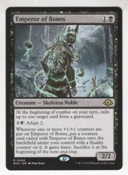 MTG Modern Horizons 3 Rare Card #90 Emperor of Bones - Image 1