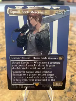 Squall, SeeD Mercenary (Borderless) Final Fantasy Foil - Image 1