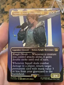 Squall, SeeD Mercenary (Borderless) Final Fantasy Foil - Image 2