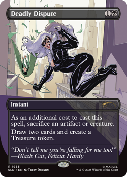 Deadly Dispute PRESALE 🔥 Borderless NonFOIL 🔥 MTG NM Spider-Man Secret Lair - Image 1