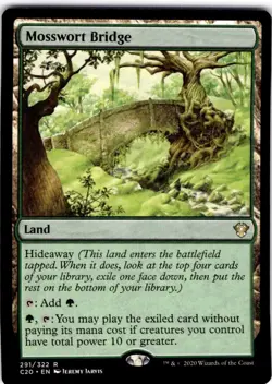 MTG Mosswort Bridge Commander 2020 Rare #291 - Image 1