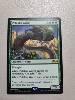 1x Pelakka Wurm [Core Set 2019] Magic MTG NM Free Shipping - Image 1