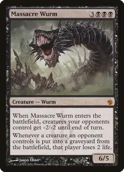 Massacre Wurm / Massakerwurm - MIRRODIN BESIEGED - englisch (exc -) Mythic - Image 1
