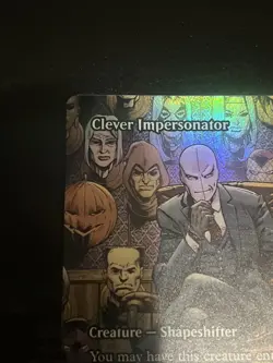 Magic The Gathering:Spiderman- Clever Impersonator(Borderless) 0008 Foil NM - Image 2