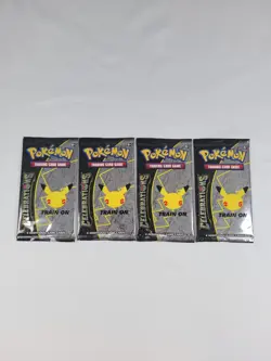 (4 Pack Lot) 2021 Pokemon Celebrations Booster Packs Factory Sealed Authentic - Image 2