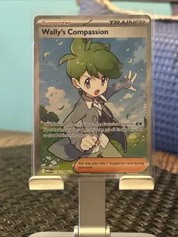 Wally's Compassion Ultra Rare Full Art 176/132 Pokemon Mega Evolution English NM - Image 1