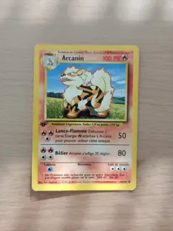 Carte Pokemon FR Arcanin 23/102 Set de Base Wizards, Edition 1 . - Image 2