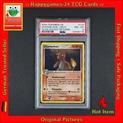PSA 8 - Glutexo - Charmeleon Pokemon Karte 110/109 Holo Team Rocket Returns /T16 - Image 1