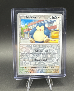 🌙 Snorlax 136/167 Reverse Holo - Pokemon Twilight Masquerade NM - Image 1