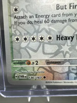 🌙 Snorlax 136/167 Reverse Holo - Pokemon Twilight Masquerade NM - Image 3