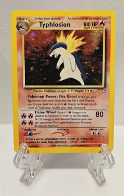 Typhlosion #18 Holo Pokemon Neo Genesis POKEMON 2000 NEAR MINT - Image 1