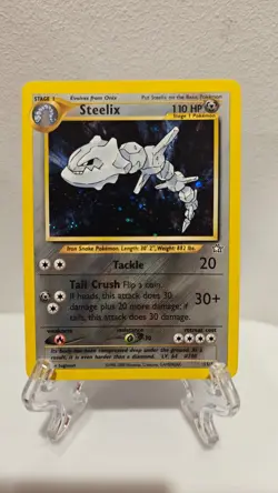 Steelix #15 Holo Pokemon Neo Genesis POKEMON 2000 NEAR MINT - Image 1