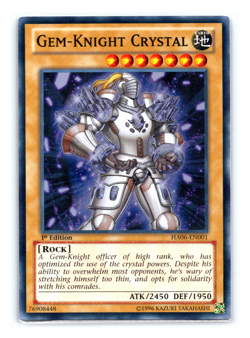 Gem-Knight Crystal - HA06-EN001 - Super Rare - 1st Edition Yugioh - Image 1