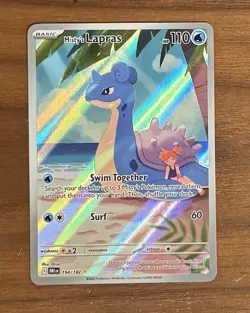 Misty's Lapras - Illustration Rare 194/182 - Pokemon Destined Rivals Holo Card - Image 3