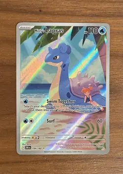 Misty's Lapras - Illustration Rare 194/182 - Pokemon Destined Rivals Holo Card - Image 5