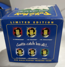 24k Gold Plated Togepi Pokemon Trading Card pokeball NIB - Image 2