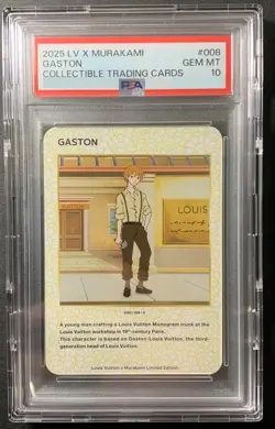 PSA10 Louis Vuitton Takashi Murakami Trading Card 008 GASTON from Japan - Image 1