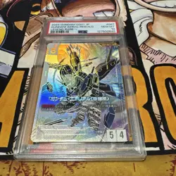Gundam Aerial Rebuild PSA10 LR Plus Plus Super Parallel Rare Card - Image 1