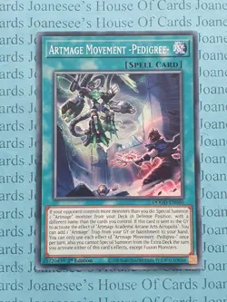 DOOD-EN060 Artmage Movement -Pedigree- Yu-Gi-Oh Card 1st Edition New - Image 1