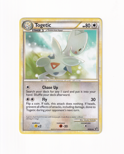 Togetic 39/90 HGSS Undaunted Regular Non Holo Pokemon Card Moderately Played MP - Image 1