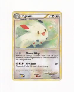 Togekiss 9/90 Undaunted HGSS Regular Non Holo Pokemon Card Moderately Played MP - Image 1