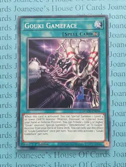 DOOD-EN056 Gouki Gameface Yu-Gi-Oh Card 1st Edition New - Image 1