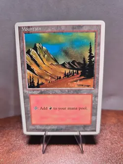 Mountian "C" - MTG - 4th Alternative Magic The Gathering Great Condition - Image 1