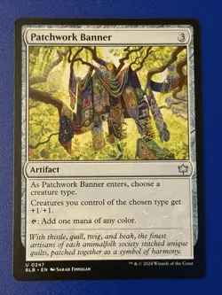 Patchwork Banner #0247 MTG Bloomburrow Uncommon NM English - Image 1