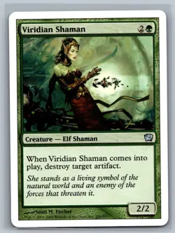 Magic The Gathering 9th Edition Viridian Shaman #280/350 MTG TCG CCG Ninth - Image 1