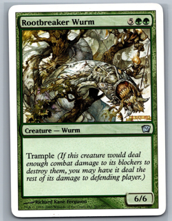 Magic The Gathering 9th Edition Rootbreaker Wurm #267/350 MTG TCG CCG Ninth - Image 1