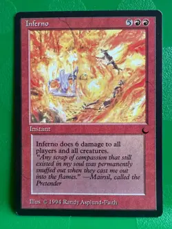 MTG Magic the Gathering - Inferno - The Dark - nm - Image 1