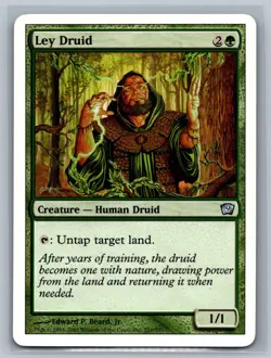 Magic The Gathering 9th Edition Ley Druid #251/350 MTG TCG CCG Ninth - Image 1