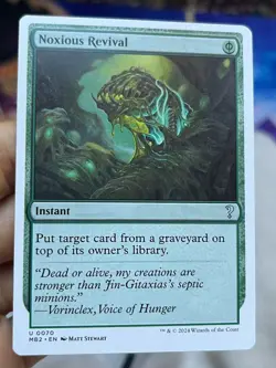 Noxious Revival • White Border • Mystery Booster 2 • Pack Fresh • MTG (2268) - Image 1
