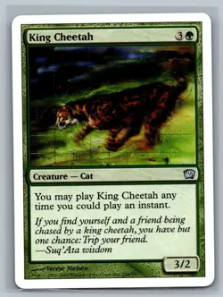 Magic The Gathering 9th Edition King Cheetah #250/350 MTG TCG CCG Ninth - Image 1