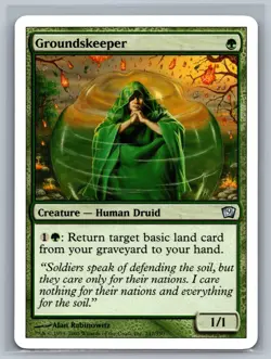 Magic The Gathering 9th Edition Groundskeeper #247/350 MTG TCG CCG Ninth - Image 1