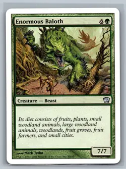 Magic The Gathering 9th Edition Enormous Baloth #S9/10 MTG TCG CCG Ninth - Image 1