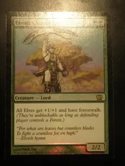 mtg magic elvish champion 8 th e edition FOIL ENGLISH championne elfe - Image 1