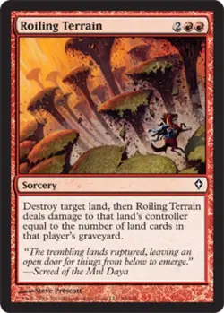 Roiling Terrain - Light Play MTG Worldwake - Image 1